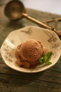Dark Chocolate & Smoked Paprika Ice Cream Image